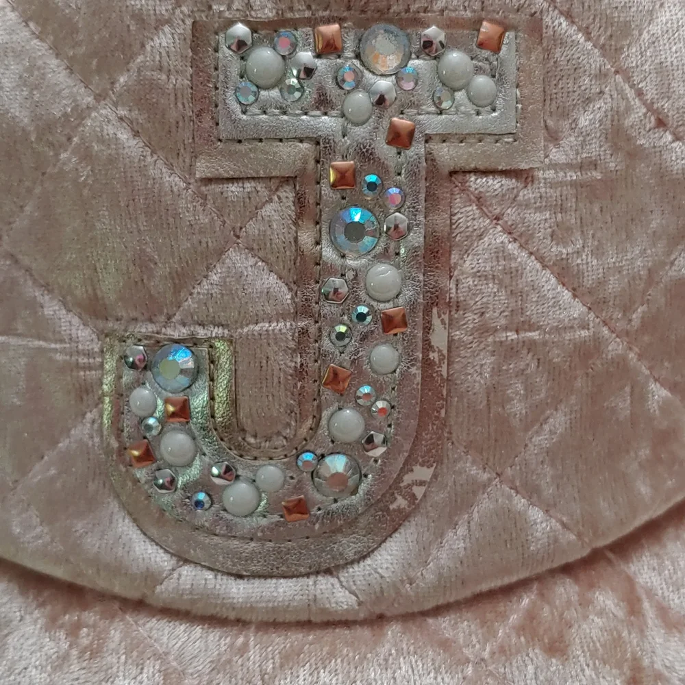 Justice Girls One Size Velour Quilted Velco Fit Cap